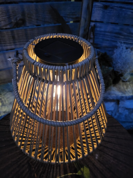 Boho Solar Windlicht Camilla, zum Hängen