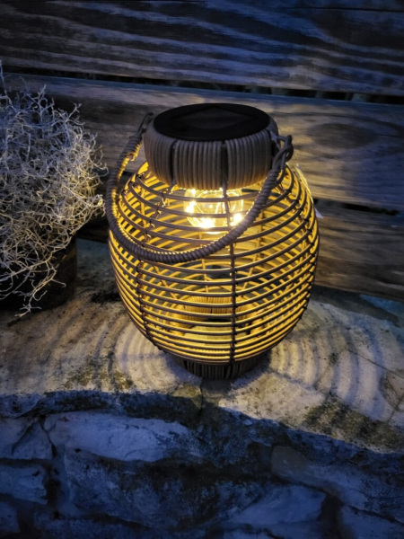 Boho Solar Windlicht Francesca, zum Hängen