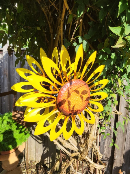 Hippie Windrad Sonnenblume zum Hängen