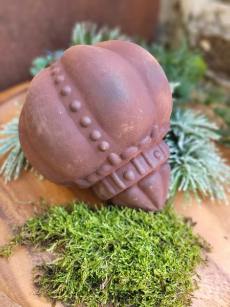 Christbaumkugel Zapfen, Rostoptik