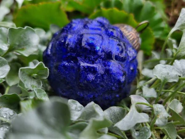 Hippie-Boho Christbaumkugel-Mix 4, Purple
