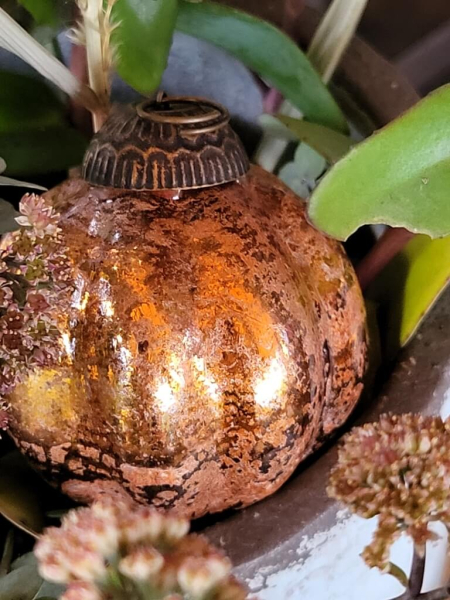 Hippie-Boho Christbaumkugel-Mix 3, Zitrus
