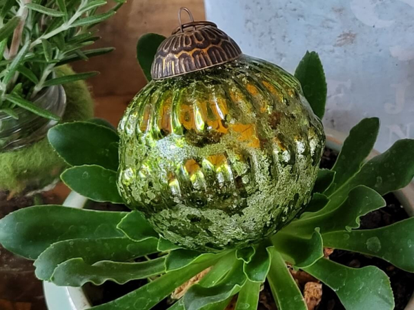 Hippie-Boho Christbaumkugel-Mix 2, dezent