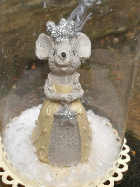 Christbaumkugel Glocke, Mäusekönigin Lucia