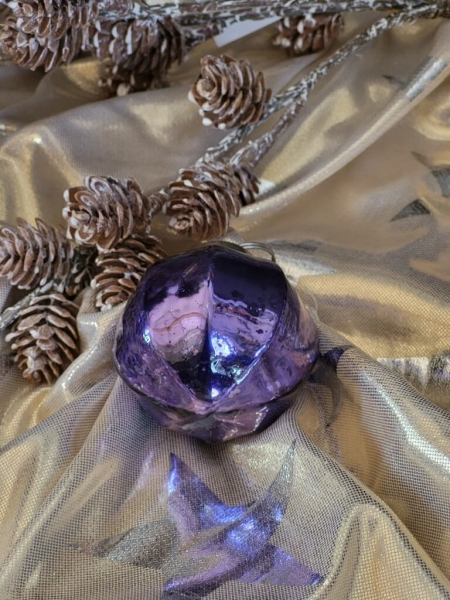 Christbaumkugel Florance, lila