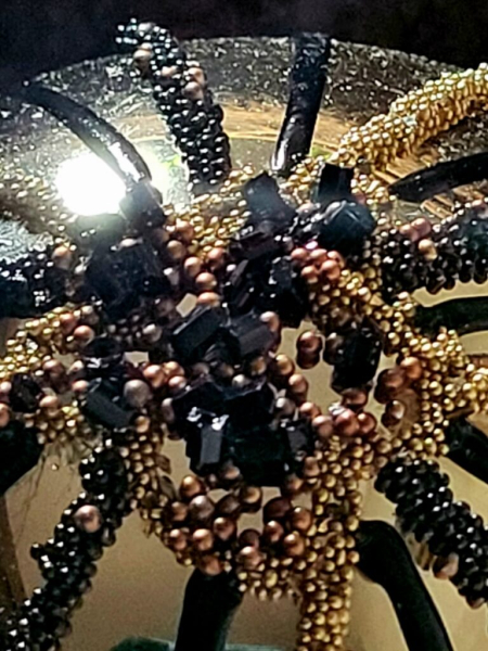 Christbaumkugel Meyra Stern vorn, gold