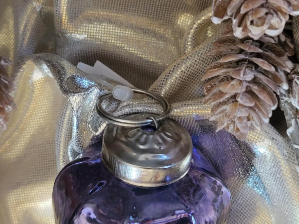 Christbaumkugel Florance Kegel, lila