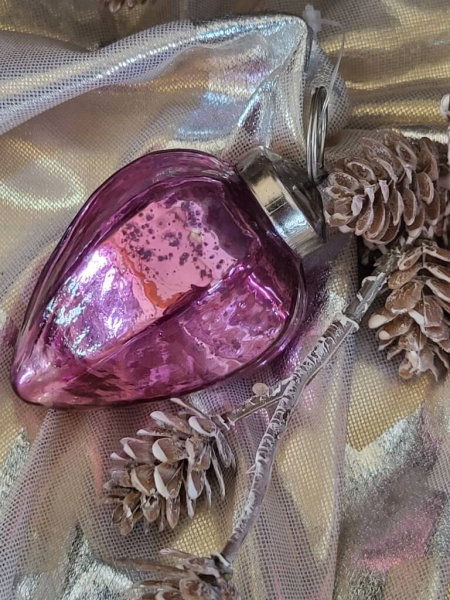 Christbaumkugel Florance Kegel, rosa