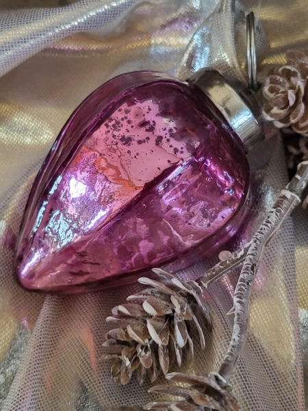 Christbaumkugel Florance Kegel, rosa