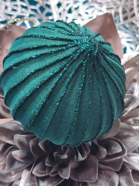 Christbaumkugel Zielony petrol