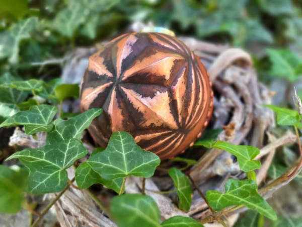 Christbaumkugel Maardu, antik-rosè