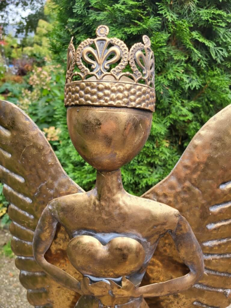 Engel Figur Angelina, Antikgold