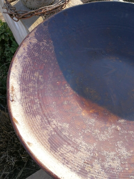 Edelrost Dekoschale Daria 43 cm, rustikal