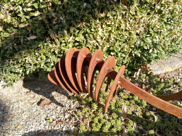 Edelrost Gartenstecker Libelle 3D, groß