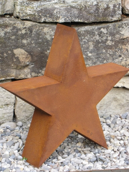 Edelrost Stern zum Stellen