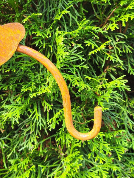 Edelrost Ampelhalter Engel mit Stern
