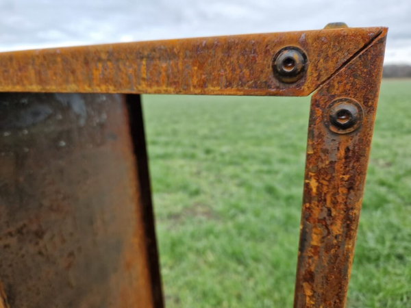 Kaminholzregal Edelrost Bausatz