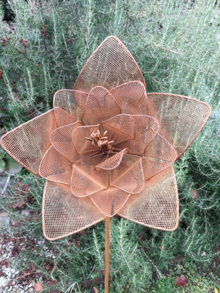 Gartenstecker Blüte Moni