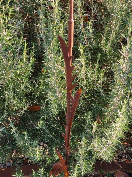 Edelrost Gartenstecker Löwenzahn