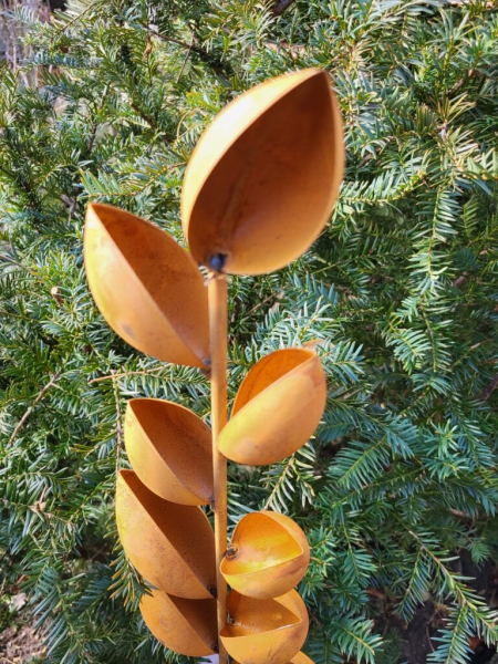 Edelrost Blume Marianne zum Stecken