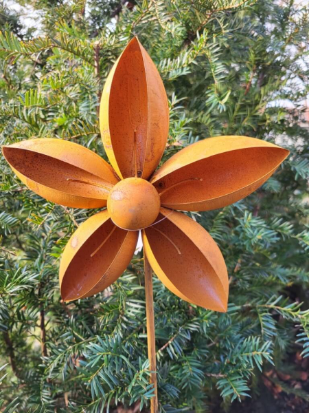 Edelrost Blume Rosalinde zum Stecken