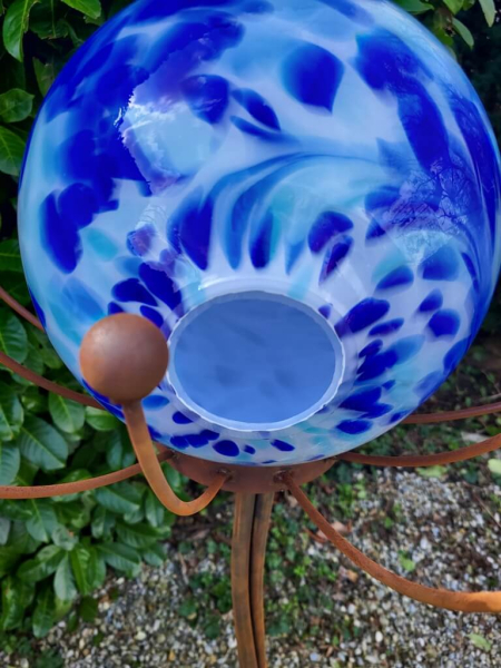 Edelrost Solarblume Sommernachtstraum, blau