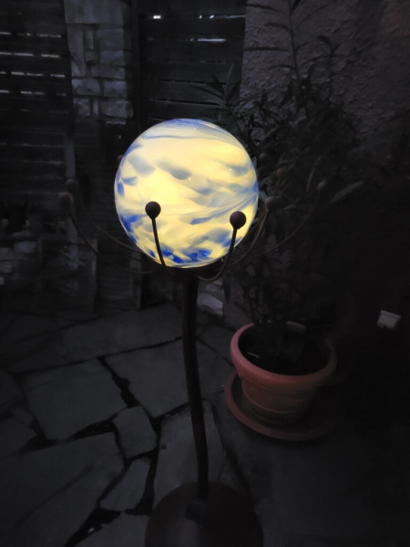 Edelrost Solarblume Sommernachtstraum, blau