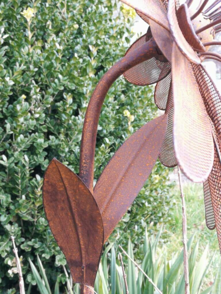 Gartenstecker Blüte Susi