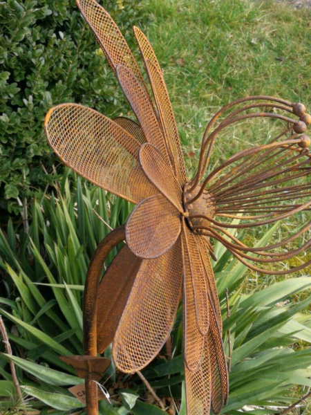 Gartenstecker Blüte Susi