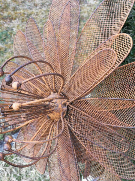 Gartenstecker Blüte Susi