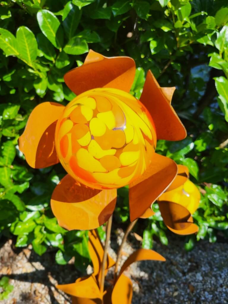 Edelrost Glasblume Mariska