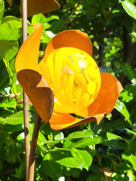 Edelrost Glasblume Mariska