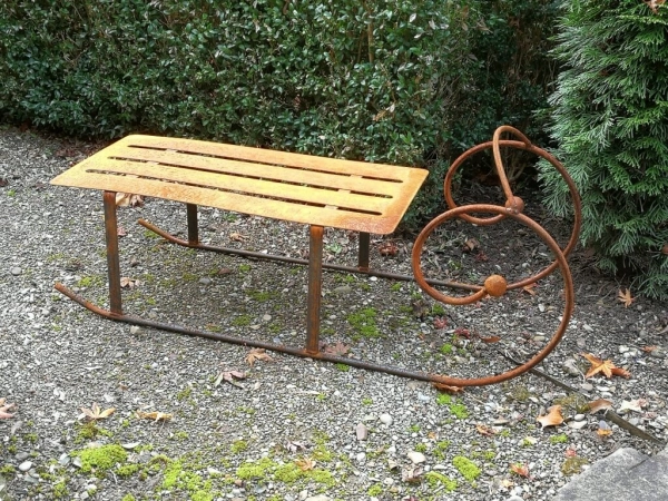 Edelrost Dekoschlitten Saskia