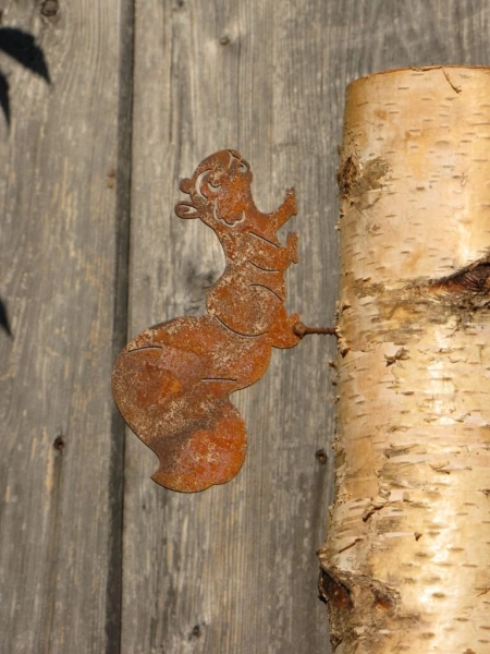 Edelrost Eichhörnchen zum Schrauben
