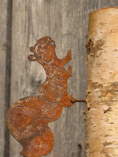 Edelrost Eichhörnchen zum Schrauben