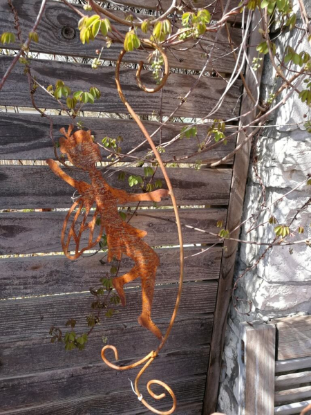 Edelrost Elfe Plutina zum Hängen, 1 Hand