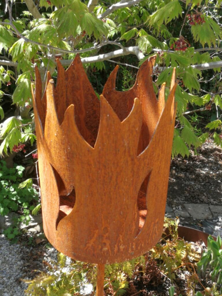 Edelrost Gartenfackel Hera