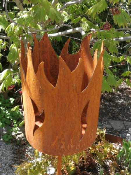 Edelrost Gartenfackel Hera