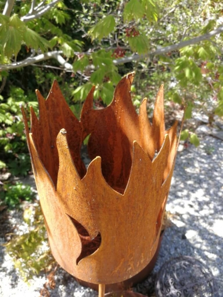 Edelrost Gartenfackel Hera