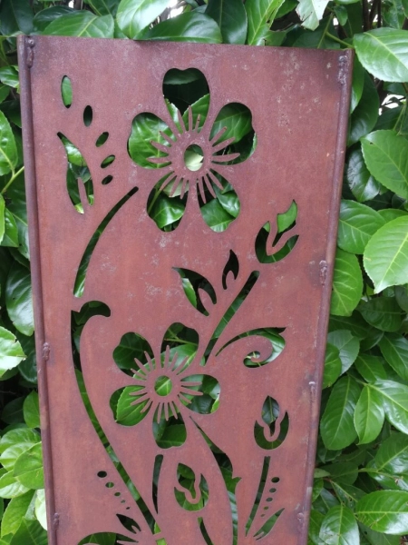 Edelrost Gartenschild Hanami