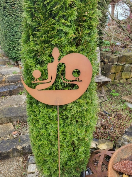 Edelrost Gartenstecker Feng Shui