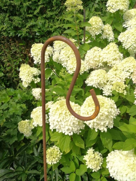 Edelrost Ampelhalter schlicht, 145 cm