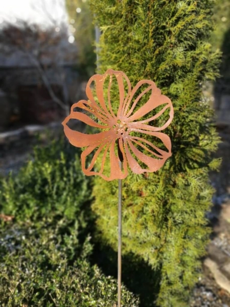 Edelrost Blume Cosmea (Schmuckkörbchen)