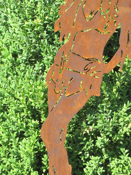 Gartenstecker Hexe