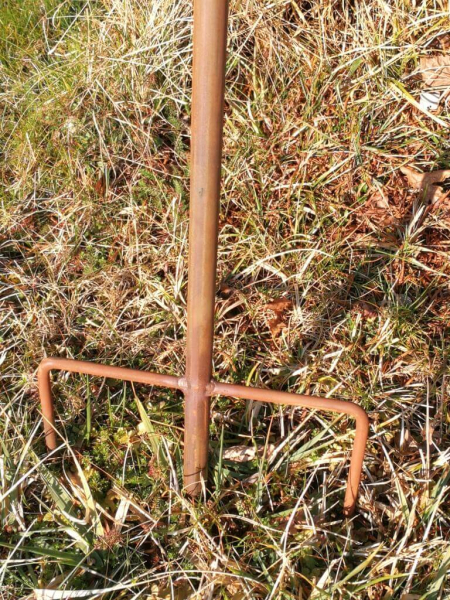 Edelrost Gartenstecker Getränkehalter Prost