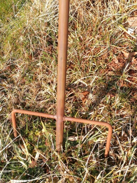 Edelrost Gartenstecker Getränkehalter Prost