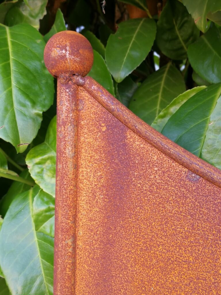 Edelrost Gartenstele Wildblumen