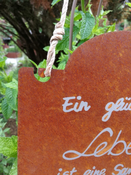 Edelrost Gedichttafel Momente