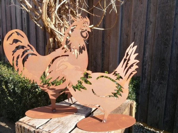 Edelrost Hahn Rudolf