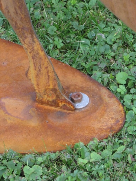 Edelrost Hirsch fressend, 3 Größen
